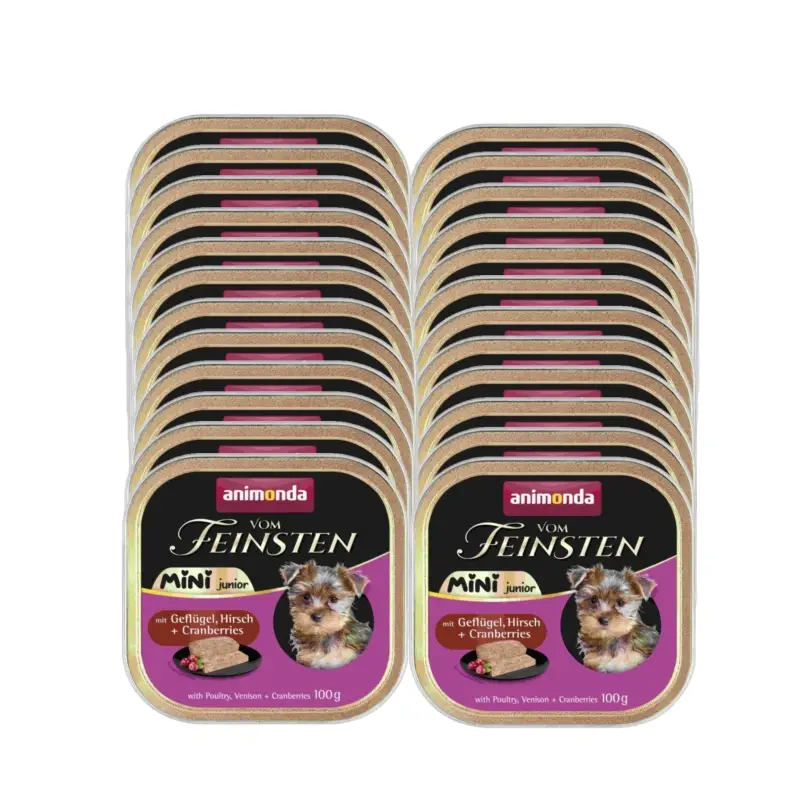 ANIMONDA Vom Feinsten mini junior drůbež/jelen 24x100g Odeslání Ihned