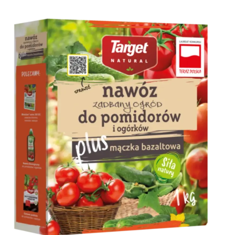 Hnojivo Zadbany Ogród pro rajčata a okurky s přídavkem bazaltového prášku 1kg Nejlepší Volba