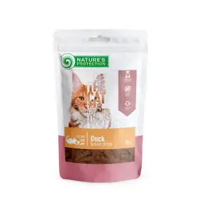 Hit Sezóny Nature's Protection Cat Snack kachní kousky 75g