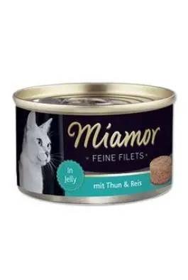 Akční Nabídka Miamor Cat Filet konzerva tuňák+rýže v želé 100g