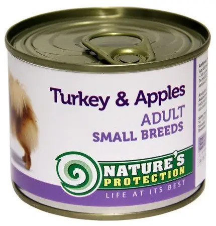 Hit Sezóny Nature's Protection Dog konz.Small krůta/jablko 200g