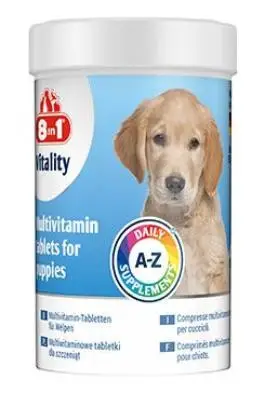 Nejprodávanější Vitality Multivitamin 8in1 for Puppies 100tbl