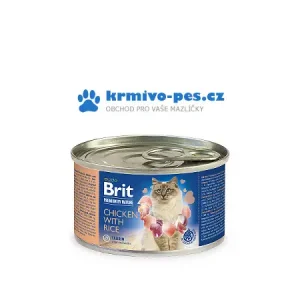 Ihned K Objednání Brit Premium Cat by Nature konzerva Chicken&Rice 200g