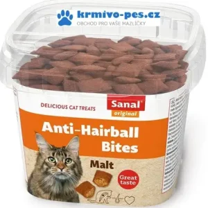 Akční Cena Sanal cat snack Anti-Hairball 75 g