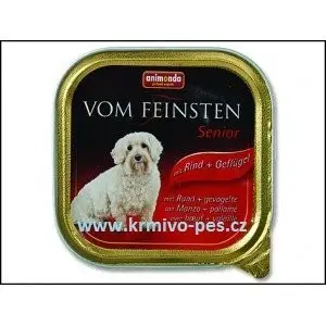 Speciální Cena Animonda paštika Senior hovězí a kuře pes 150g