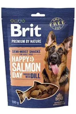 Brit Premium Dog by Nature SM Snacks Salmon 180g Nová Kolekce
