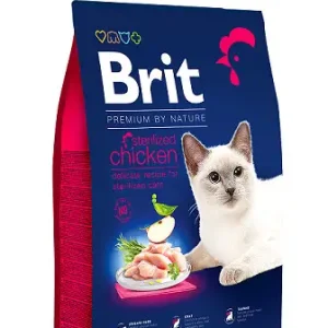 Brit Premium Cat by Nature Sterilized Chicken 8kg Vysoce Kvalitní