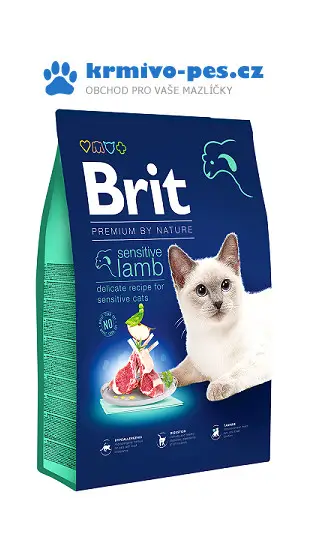 Pouze Dnes Brit Premium Cat by Nature Sensitive Lamb 8kg