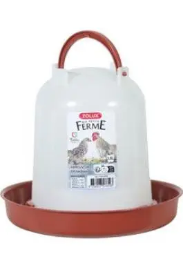 Žlab pitný pro drůbež 1,5l červená Zolux Nejprodávanější