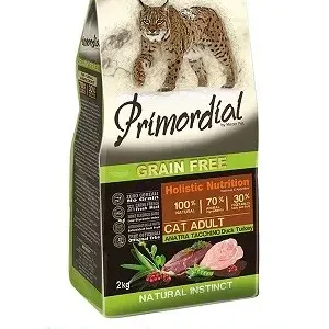 Primordial GF Cat Adult Duck Turkey 2kg Akční Nabídka
