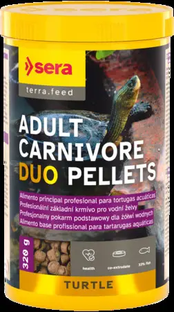 Sera Turtle Adult Carnivore Duo Pellets 1000 ml Akční Nabídka