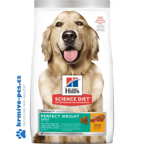 Hill's Science Plan Canine Adult Perfect Weight Large Breed Chicken 12kg NOVÝ Nejprodávanější