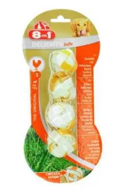 Pochoutka 8in1 Delights Meaty Chewy Balls XS 4ks Nejlepší Cena