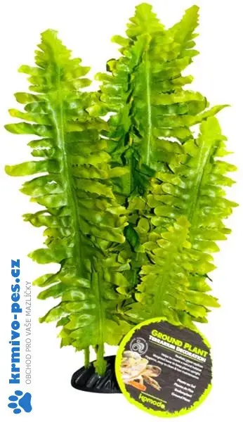 Dekorace umělá rostlina - kapradí Komodo 25cm Vysoce Kvalitní
