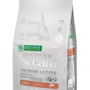 Nature's Protection Dog Dry Superior Care White Dog GF Salmon 1,5kg Novinka