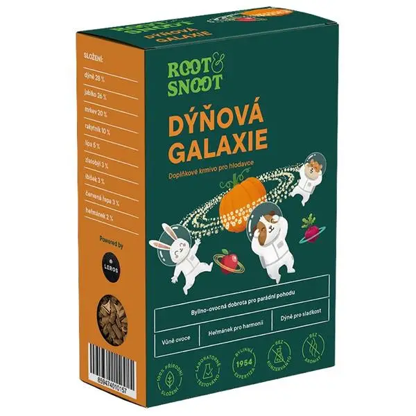 Root&Snoot Dýňová galaxie pamlsky pro dr.savce 200g Hit Sezóny