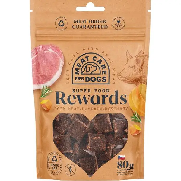 Tovární Cena Rewards dog snack - Vepřové s dýní a rozmarýnem 80g
