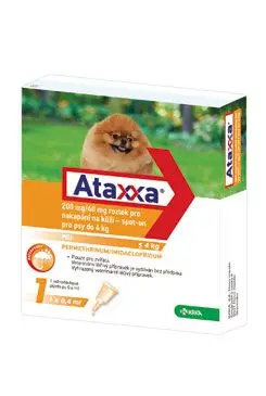 Ataxxa Spot-on Dog S 200mg/40mg 1x0,4ml Omezená Nabídka