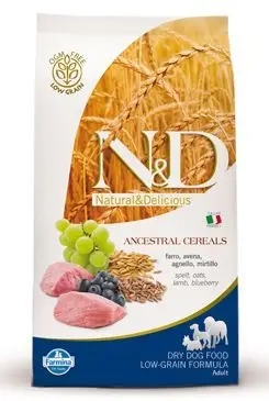 N&D LG DOG Adult Mini Lamb & Blueberry 7kg Cenově Výhodný