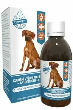 Kloubní výživa Artroregen Ca sirup pro psy TOPVET200ml Expresní Doručení
