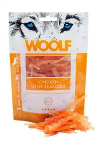Dokud Zásoby Vydrží WOOLF Classic poch. Chicken with Seafood 100g