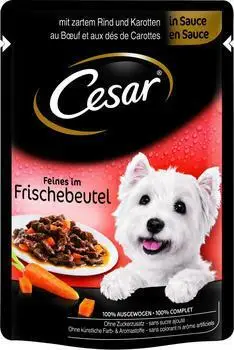 Vrácení Zdarma Cesar Tasty kapsa hovězí se zeleninou v želé 100g