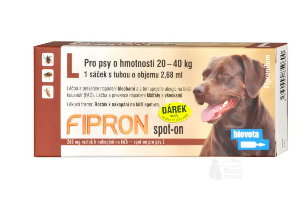 Fipron 268mg Spot-On Dog L sol 1x2,68ml Expresní Doručení