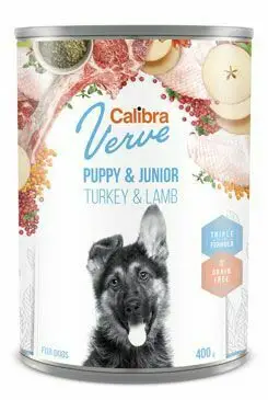 Calibra Dog Verve konz.GF Junior Turkey&Lamb 400g Nejlepší Volba