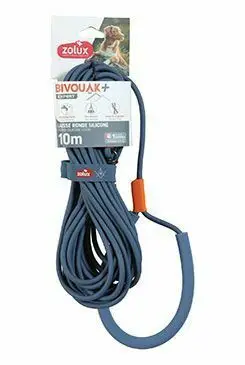 Expresní Doručení Vodítko pes BIVOUAK kulaté,silik.6mm/10m modrá Zolux
