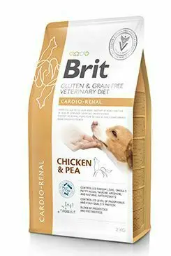 Brit VD Dog GF Cardio-Renal 2kg Akce