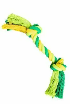 Hračka pes Uzel bavlněný 30cm/140g limet/zelená HipHop Poslední Šance