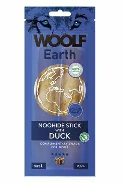 Nová Kolekce WOOLF Earth poch. NooHide L Sticks with Duck 85g