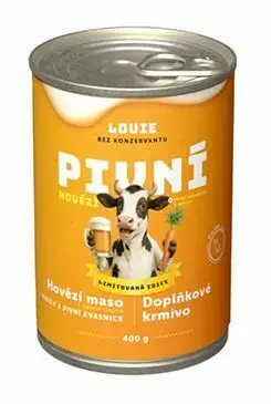 Louie Dog konz. Pivní hovězí s mrkví,piv.kvasnice 400g Ihned K Objednání