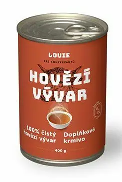 Louie Dog konz. Hovězí vývar 400g Novinka