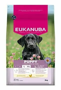 Eukanuba Dog Puppy Large rich in fresh Chicken 3kg Novinka
