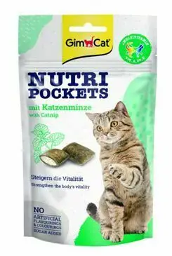 GimCat Nutri Pockets s catnipem 60g Dokud Zásoby Vydrží