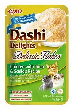 Churu Cat Dashi Delights Deli Flakes Chick&Tun&Scal40g Kup Teď