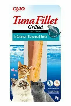 Víkendová Akce Churu Cat Tuna Fillet in Calamari Flavoured Broth 15g