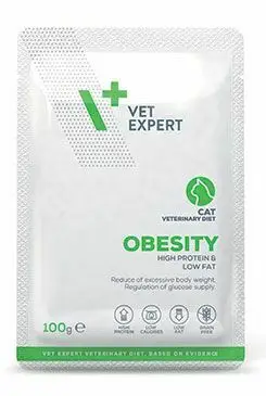 Nová Kolekce VetExpert VD 4T Obesity Cat kapsa 100g