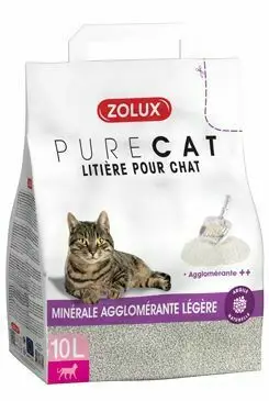 Kup Teď Podestýlka PURECAT mineral light clumping 10l Zolux