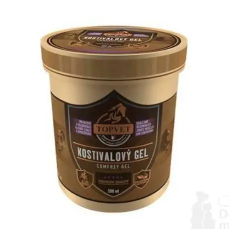 Kostivalový gel pro koně TOPVET 500ml Super Cena