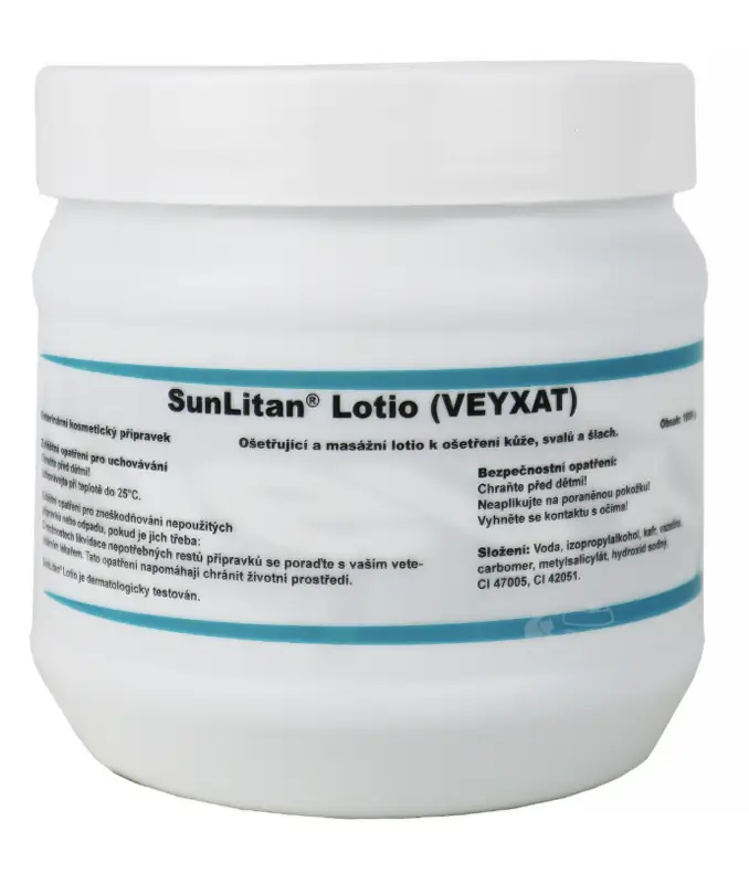 Vrácení Zdarma Sunlitan Lotio (Veyxat) 1000g