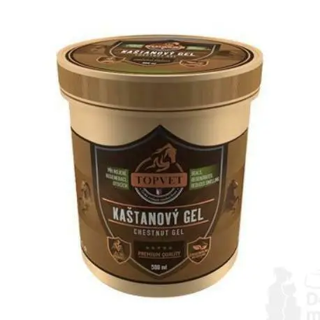 Gel kaštanový pro koně TOPVET 500ml Výprodej