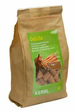 Ověřený Pochoutka pro koně DELIZIA mrkev 1kg