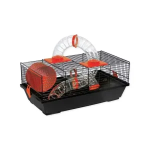 Klec SMALL ANIMAL Libor černá s červenou výbavou 50 cm Pouze Dnes