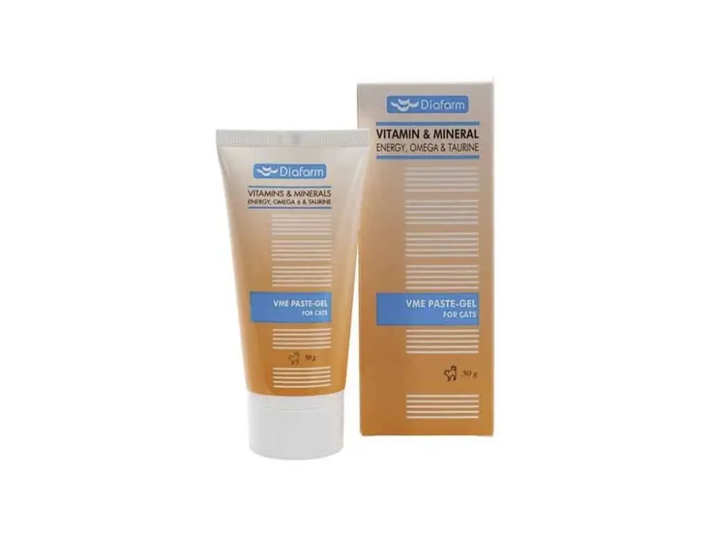 Vitamin&Mineral Energy Paste-Gel pro kočky 50g Omega 6 & Taurin Přímo Od Výrobce