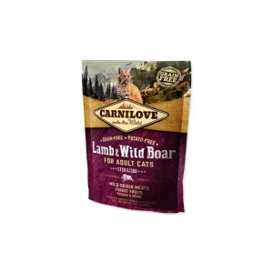 CARNILOVE Lamb and Wild Boar adult cats Sterilised 400 g Časově Omezené