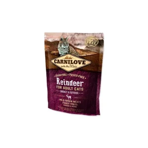 Vysoce Kvalitní Carnilove Reindeer Adult Cats – Energy and Outdoor 400g
