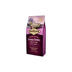 Nová Kolekce Carnilove Salmon and Turkey Kittens – Healthy Growth 6kg
