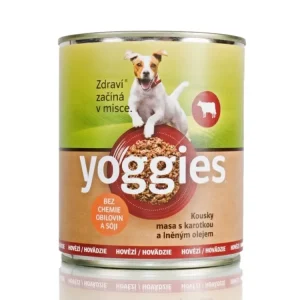 Zlevněný Yoggies s Hovězím masem a Karotkou 800 g